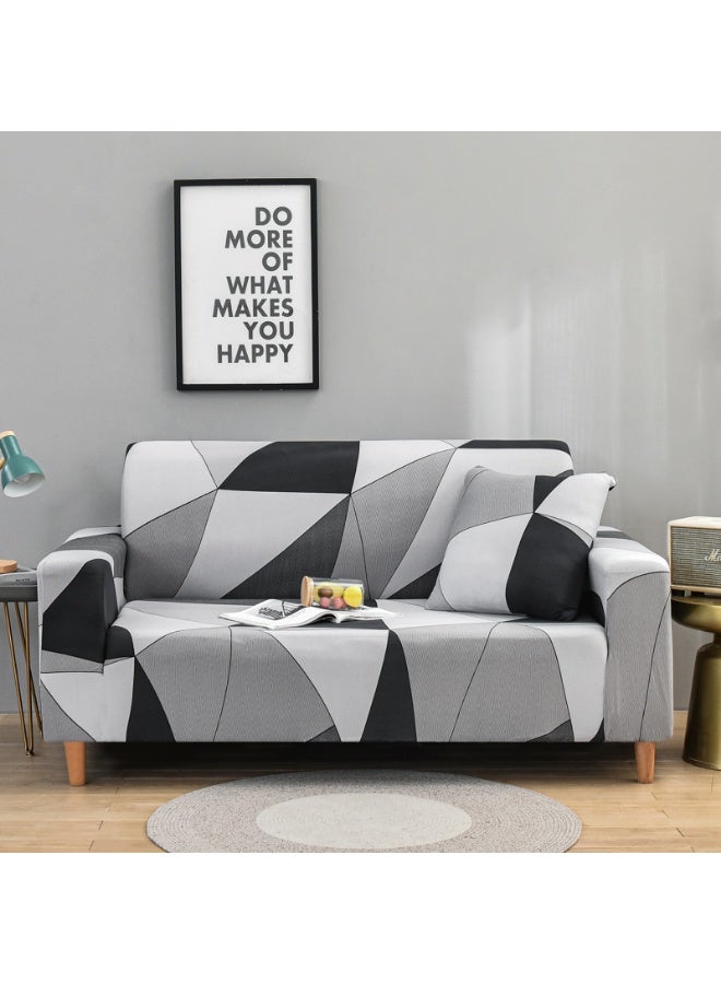 FASHION HOME أغطية أريكة قابلة للتمدد غير قابلة للانزلاق مع أحزمة مرنة لحماية الأثاث قابلة للغسل ومضادة للانزلاق - Image 1