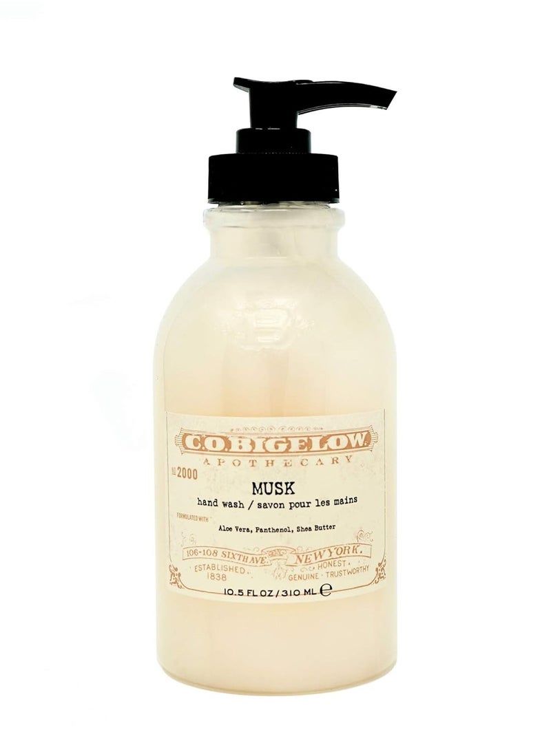 C. O. Bigelow C.O. Bigelow Iconic Collection Musk Hand Wash, with Glycerin, Aloe Vera, Panthenol, and Shea Butter, 10.5 fl oz  - Image 1
