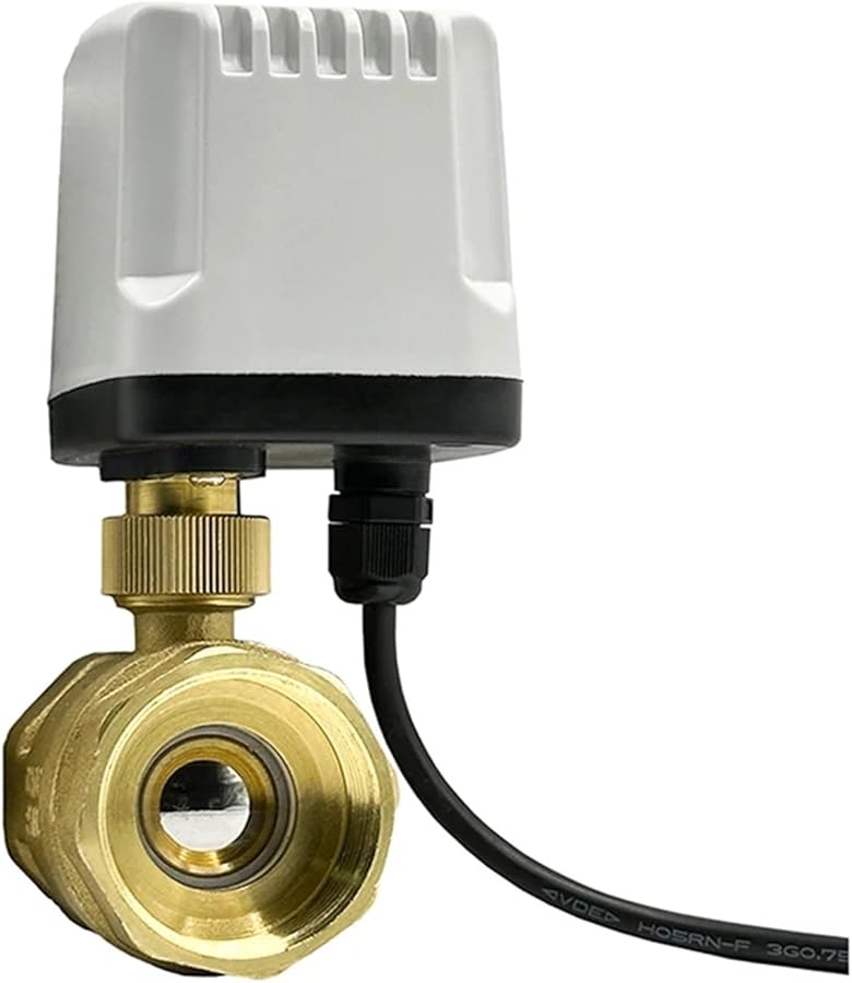 12VDC CR04 0 5 Inch Waterproof Motorized Brass Electric Ball Valve 220V 12V 24V - Image 3