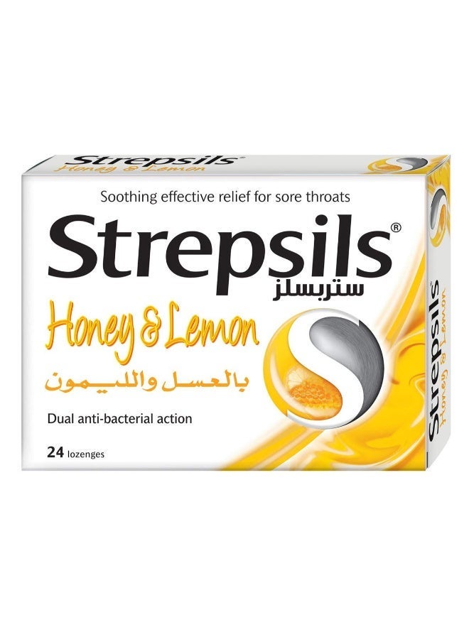 ستربسلز اقراص بالعسل والليمون 24 قرص - Image 3