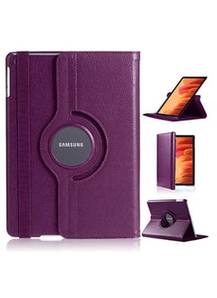 Galaxy Tab A7 Case, 10.4" 2020 Tab A7 case, PU Leather Smart Case 360 Degree Rotating case Smart Folio Book case For Samsung Galaxy Tab A7 10.4-inch 2020 case (SM-T500/T505/T507) (Purple)