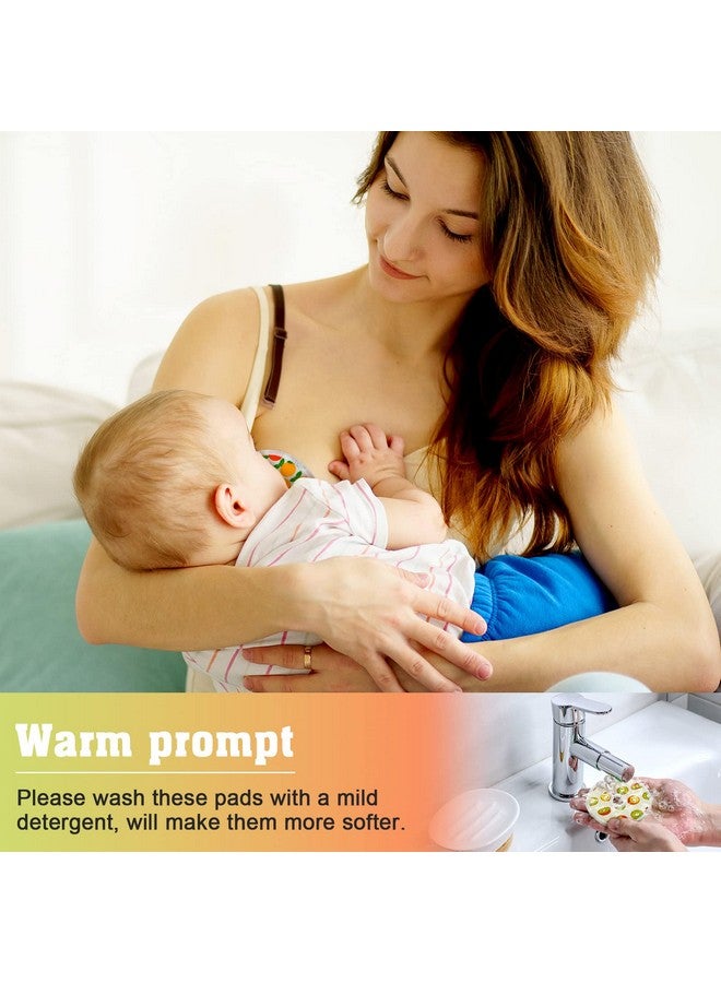 Sosation 36 Pcs Feeding Tube Pads G Tube Button Covers Breast Nipple Soft Cotton Pads Reusable Button Pads Washable Abdominal Peritoneal Feeding Tube Supplies For Kid Baby Breastfeeding Nursing Care 6 Pattern  - Image 5