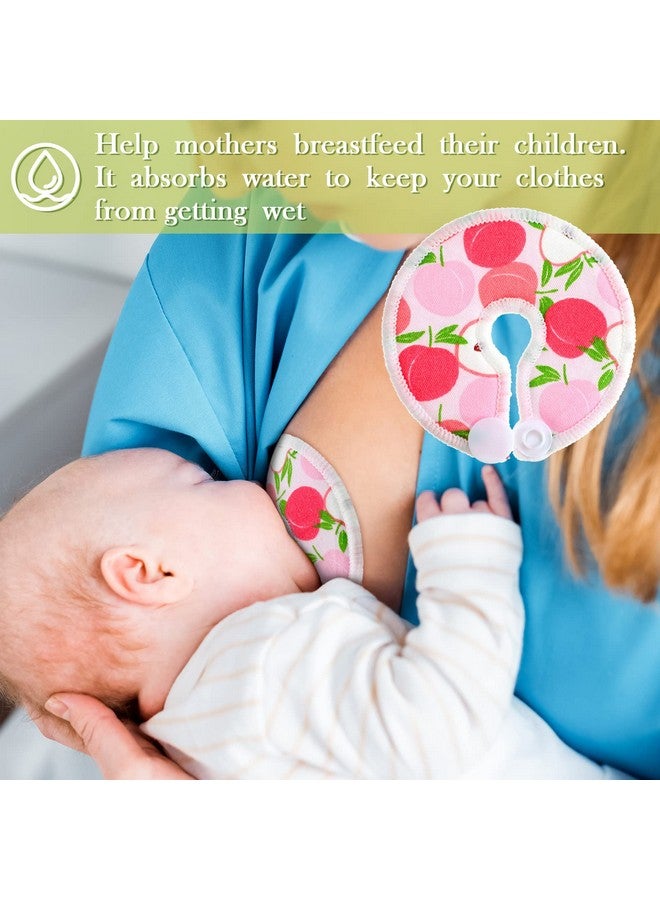 Sosation 36 Pcs Feeding Tube Pads G Tube Button Covers Breast Nipple Soft Cotton Pads Reusable Button Pads Washable Abdominal Peritoneal Feeding Tube Supplies For Kid Baby Breastfeeding Nursing Care 6 Pattern  - Image 3