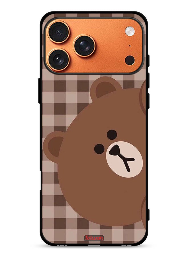 Tolwak Apple iPhone 17 Pro Max Protective Case Cover Teddy Bear - Image 1