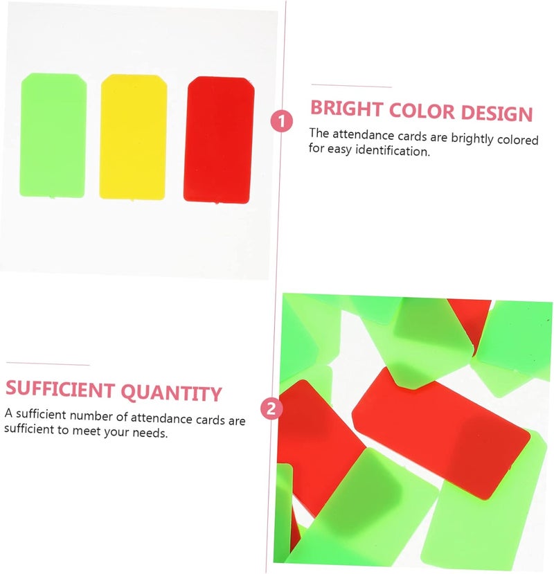 NUOBESTY 50Pcs Kindergarten Attendance Cards in Cards for Classroom Management Simple Design for in Classroom Essentials - Image 4