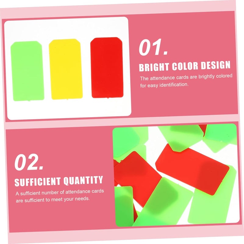 NUOBESTY 50Pcs Kindergarten Attendance Cards in Cards for Classroom Management Simple Design for in Classroom Essentials - Image 5