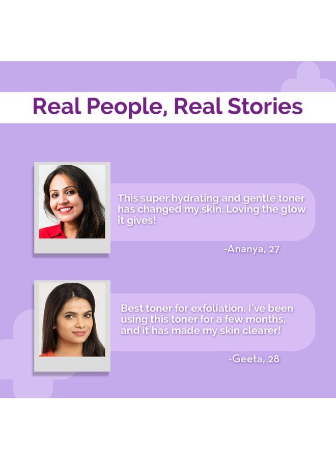 THE derma Co ذا ديرما كو . تونر مرطب بحمض الجليكوليك 7% مع حمض الهيالورونيك ومركب السيراميد لبشرة متألقة تونر مقشر متعدد الاستخدامات للوجه والجسم وتحت الإبط وفروة الرأس 150 مل - Image 3