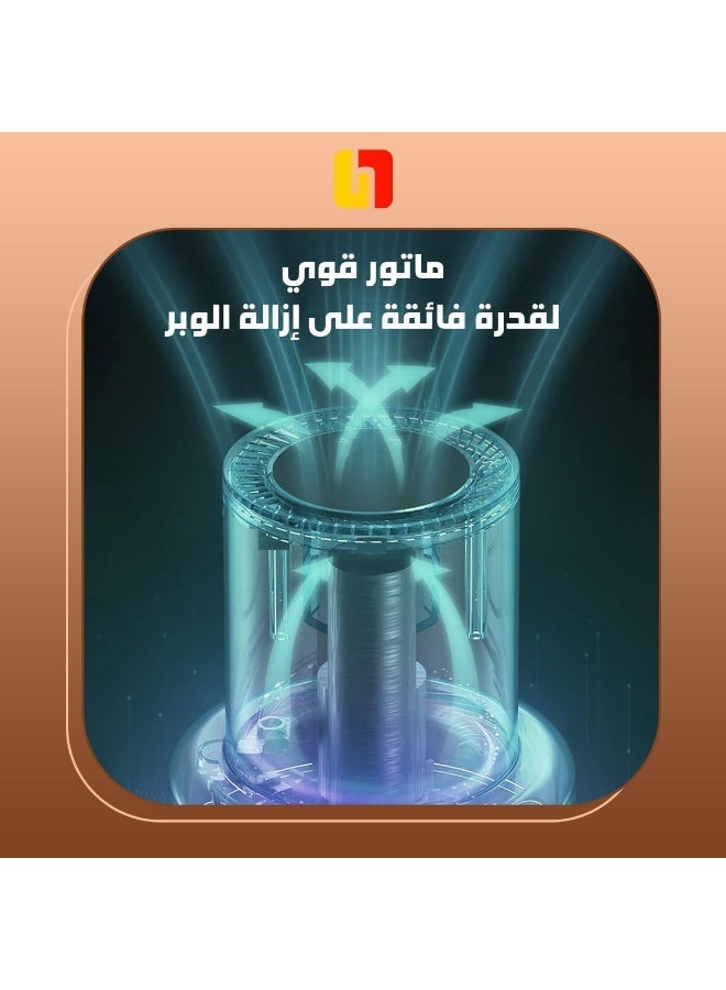سوكاني ماكينة إزالة الوبر من الملابس مزودة بشاشة LCD عالية الوضوح وسهلة الاستخدام وقابلة للحمل من سوكاني، SK-12004 (لون أسود) - Image 4