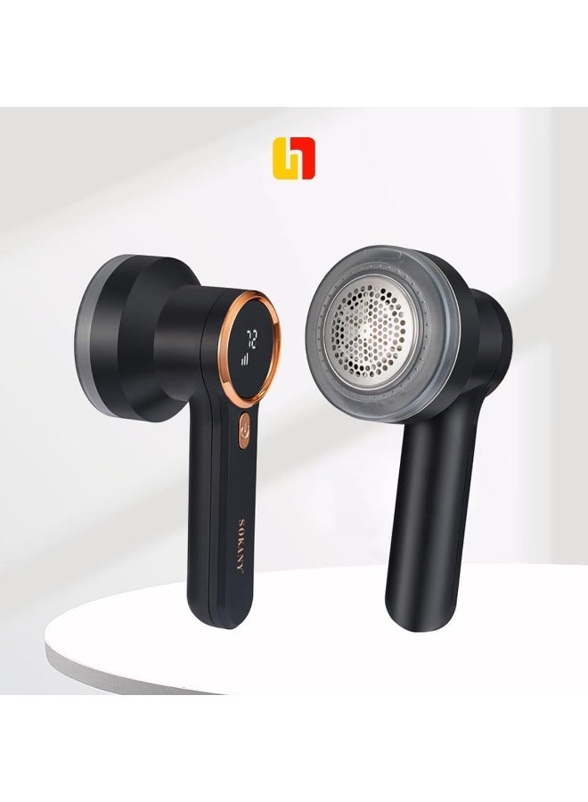 سوكاني ماكينة إزالة الوبر من الملابس مزودة بشاشة LCD عالية الوضوح وسهلة الاستخدام وقابلة للحمل من سوكاني، SK-12004 (لون أسود) - Image 2