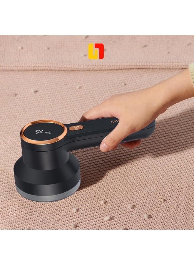 سوكاني ماكينة إزالة الوبر من الملابس مزودة بشاشة LCD عالية الوضوح وسهلة الاستخدام وقابلة للحمل من سوكاني، SK-12004 (لون أسود) - Image 3