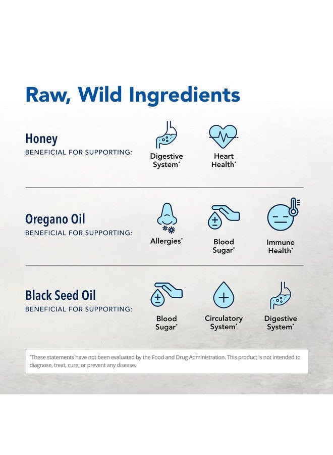 North American Herb & Spice Respimmune 2 Oz Respiratory & Immune Support Black Seed Oregano P73 Oil & Raw Honey Mycellized For Optimal Absorption Nongmo 39 Servings - Image 4