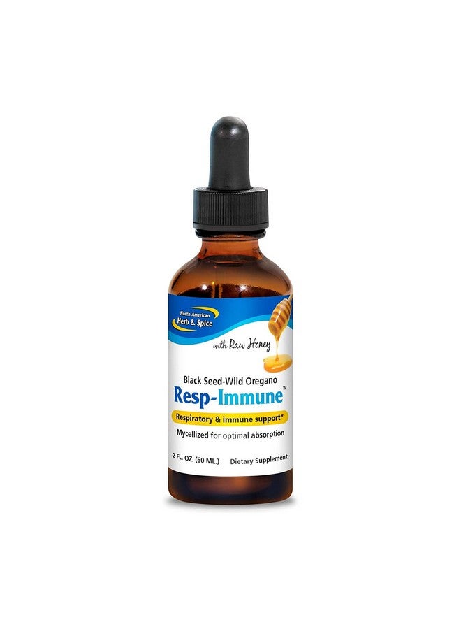 North American Herb & Spice Respimmune 2 Oz Respiratory & Immune Support Black Seed Oregano P73 Oil & Raw Honey Mycellized For Optimal Absorption Nongmo 39 Servings - Image 2