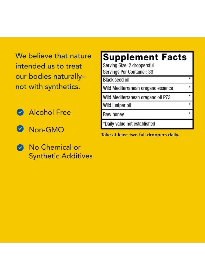 North American Herb & Spice Respimmune 2 Oz Respiratory & Immune Support Black Seed Oregano P73 Oil & Raw Honey Mycellized For Optimal Absorption Nongmo 39 Servings - Image 5