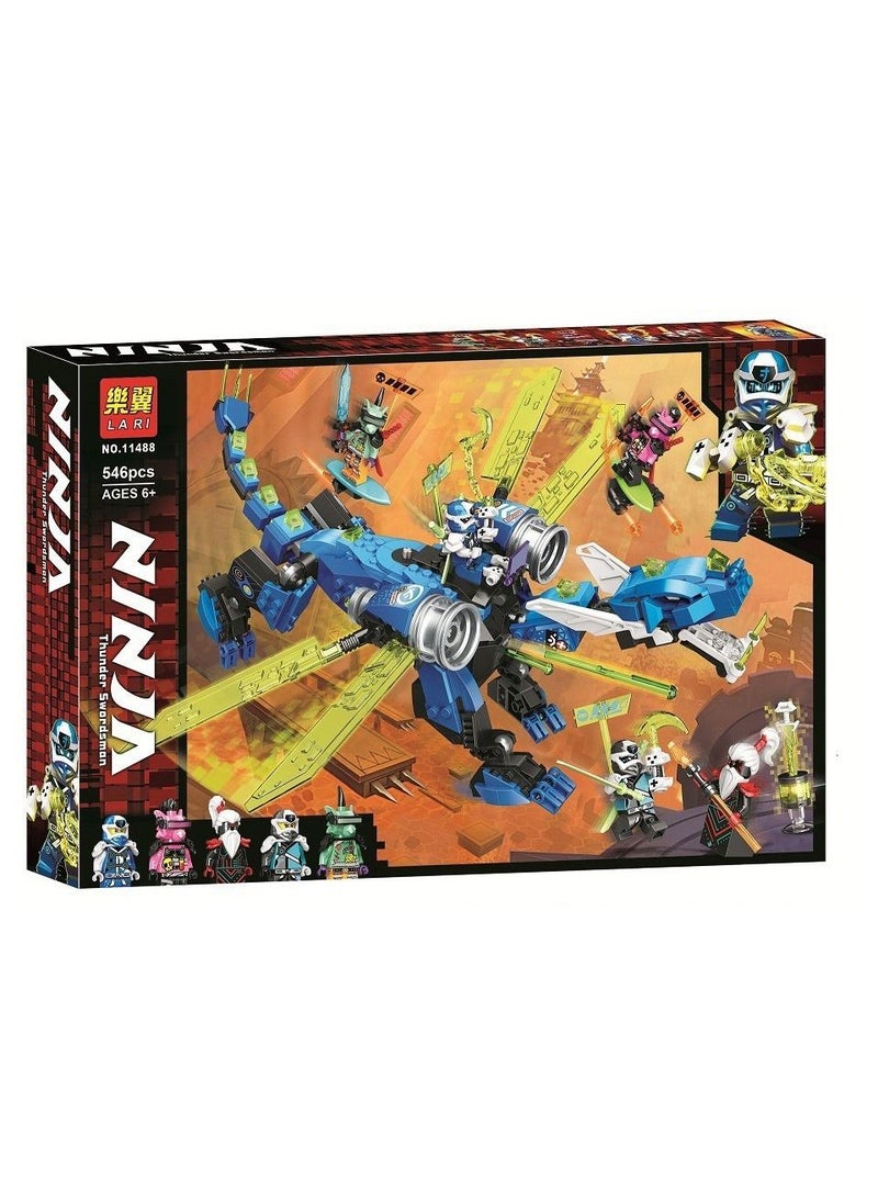 Lari Ninjago Jay's Cyber Dragon 546 Pieces 