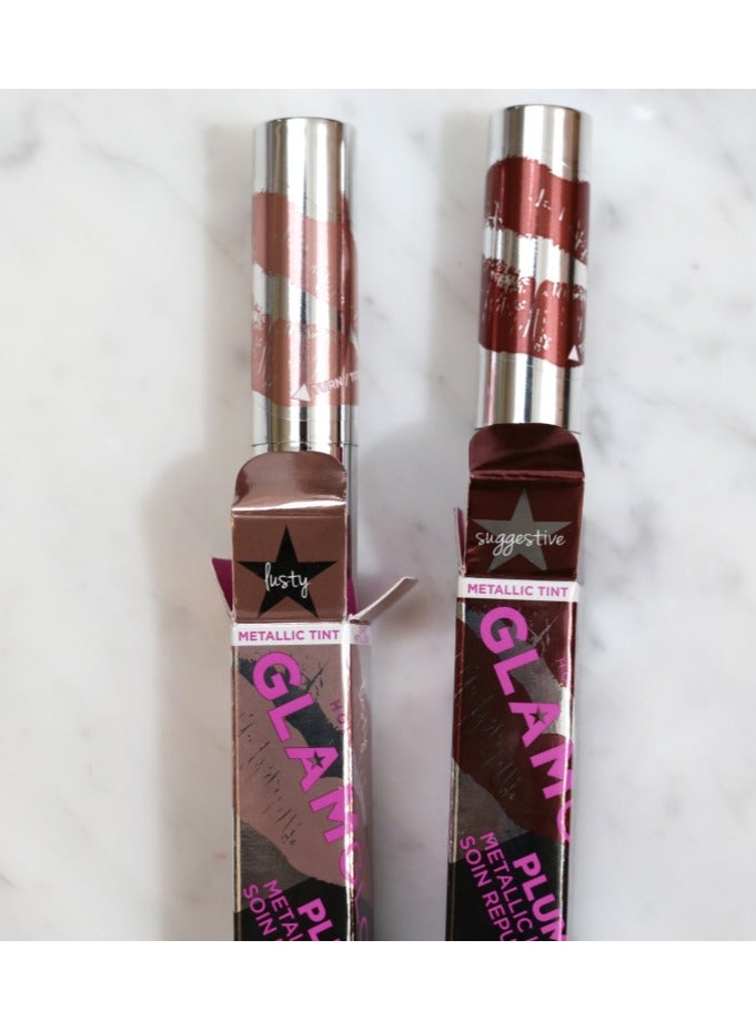 GLAM GLOW Suggestive Plumprageous Metallic Lip Plumper - Image 4