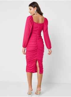 Ginger Ruched Bodycon Dress  - Image 2