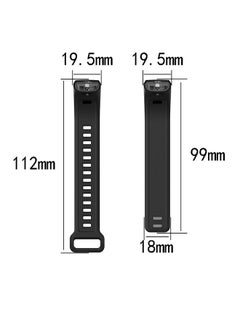 KASTWAVE Smart Watch Strap For Huawei Band 2 Pro Black,One Size Fits All Can Be Adjusted According To The Size Of The Wrist,Breathable And Waterproof Watch Strap Make Your Sports Life More Comfortable  - Image 5