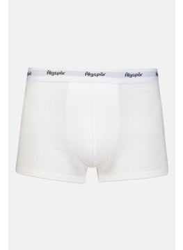 Algspar Men 2 Pcs Brand Logo Boxer Set, Blue/White  - Image 3