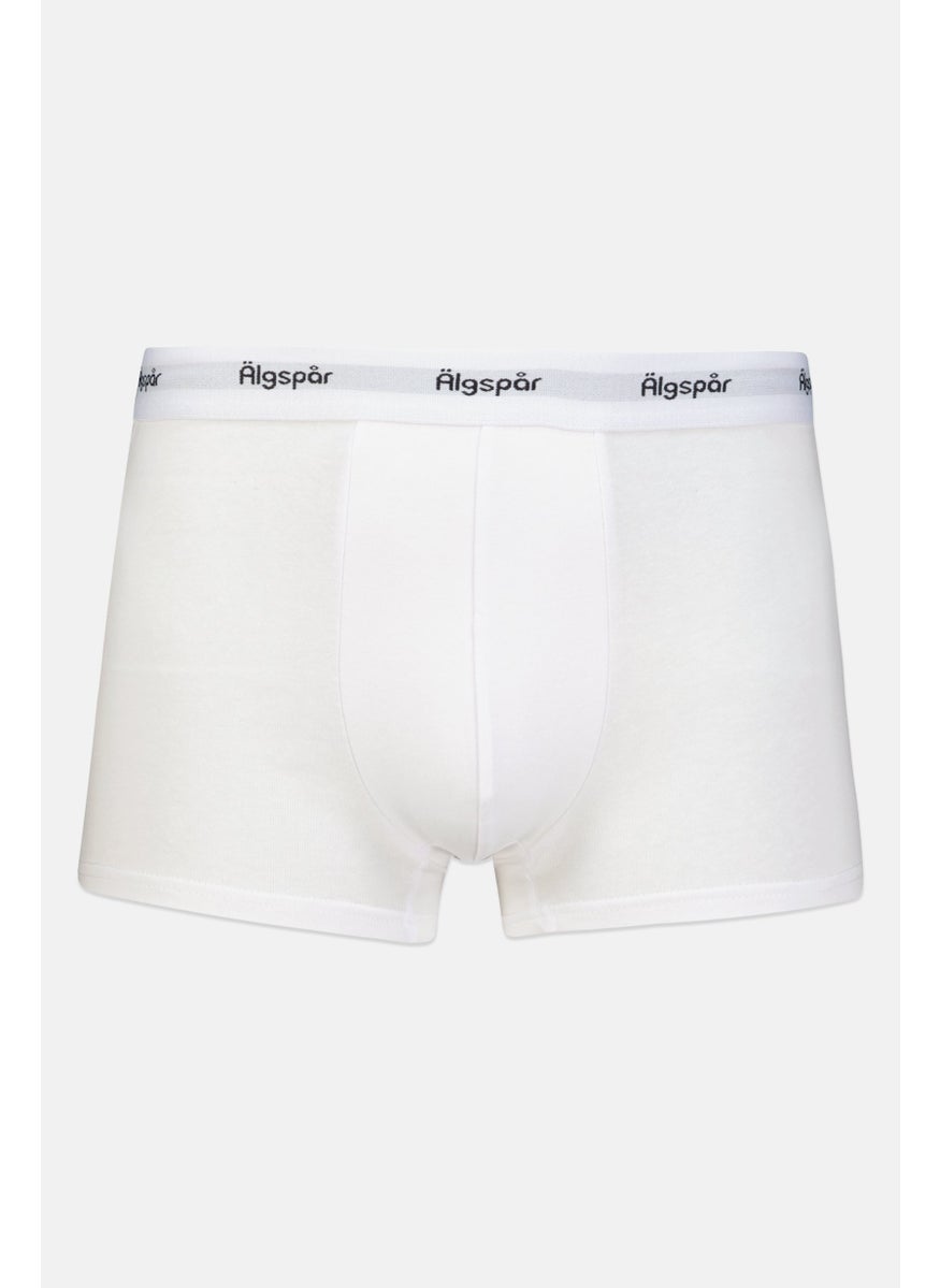 Algspar - Men 2 Pcs Brand Logo Boxer Set, Blue/White - Image 1