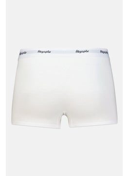 Algspar Men 2 Pcs Brand Logo Boxer Set, Blue/White  - Image 4