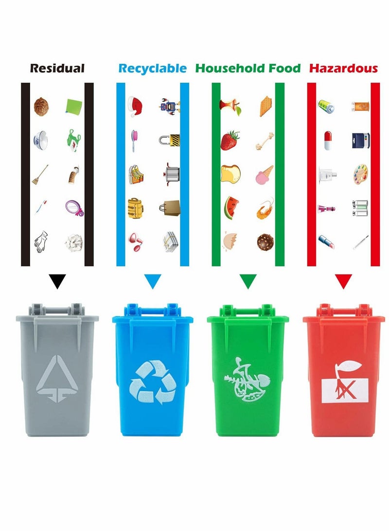 نيبمينينت Garbage Truck Toy, 12" Trash Recycle with Sound and Light - Image 2