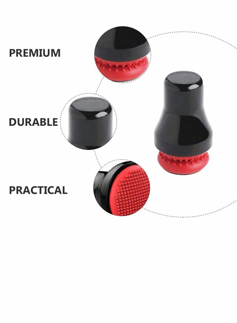 Luckam منظف مغناطيسي للأكواريوم - منظف حصى حوض السمك - فرشاة تنظيف زجاج صغيرة - أداة تنظيف زجاج الأكواريوم (أسود أحمر) - Image 5