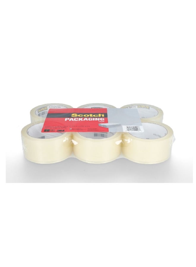Scotch  6-Piece Rolls Resist Slivering and Splitting Packaging Tape Set 54.6m  - Image 2