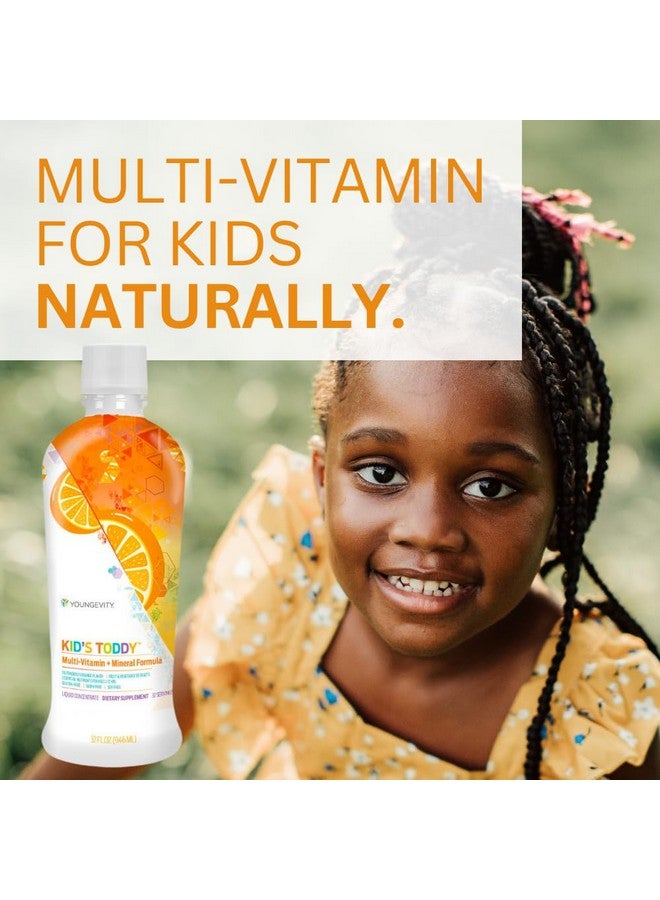 Youngevity Kid's Toddy™ - Mega Multivitamin for Kids & Children Age 2+ - 14 Vitamins, 10 Minerals, Phytonutrient Blend - Highly Absorbable - Great Tasting Orange 32 Fl Oz (Pack of 2) - Image 3