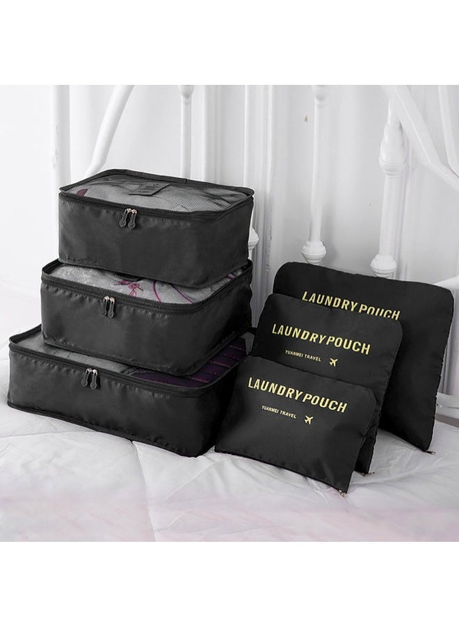 6-in-1 a set of clothing storage bags and laundry pouches organise the travel bag with a laundry bag for underwear and to organise while travelling - Image 3