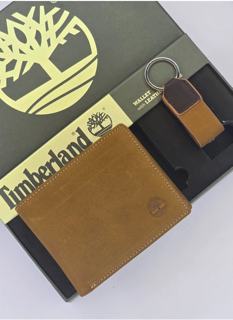 Timberland Wallet-Keychain Set For Men