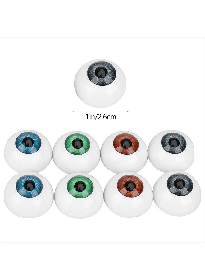 ROSENICE Halloween Eyeballs Scary Plastic Hollow Eyeball Halloween Horror Props 8PCS - Image 4