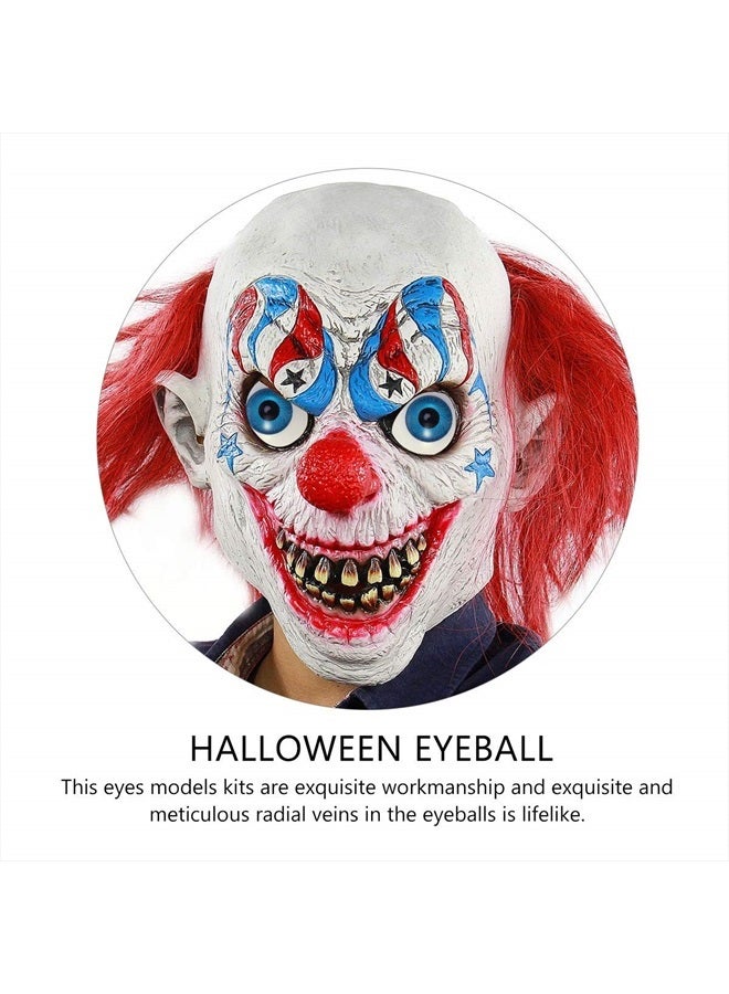 ROSENICE Halloween Eyeballs Scary Plastic Hollow Eyeball Halloween Horror Props 8PCS - Image 3