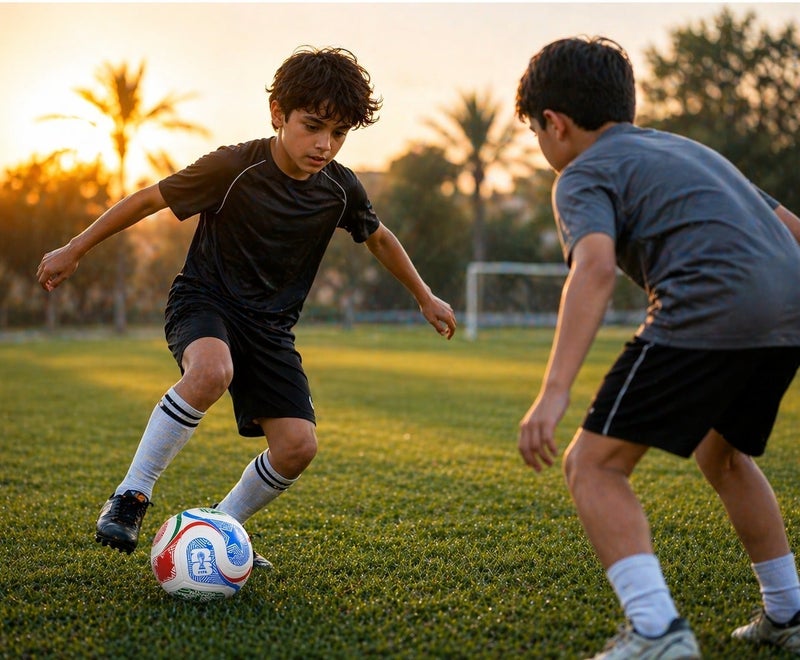 FIFA World Cup كرة قدم - موديل 2026 - تصميم جديد مقاس 5 - كرة تدريب داخلية وخارجية لكرة القدم للملاعب والتدريب الاحترافي (ألوان متنوعة) - Image 4