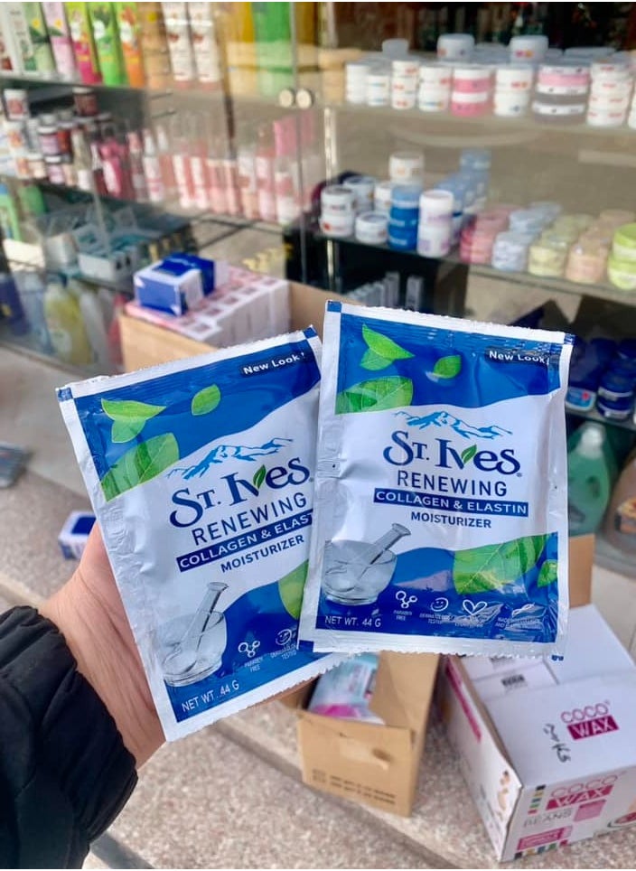 STIVES - St. Ives Facial Moisturizer Renewing Skin Collagen & Elastin 2 Peses 44 g - Image 1