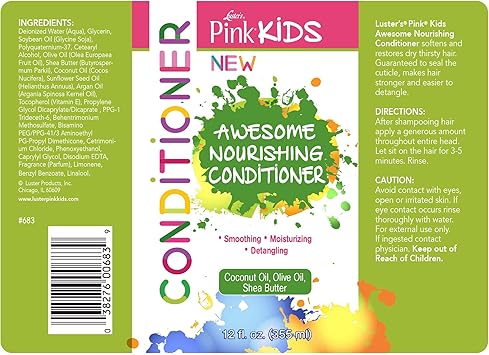 Luster's Lusters Pink Kids Awesome Nourishing Conditioner 12 Ounce - Image 5