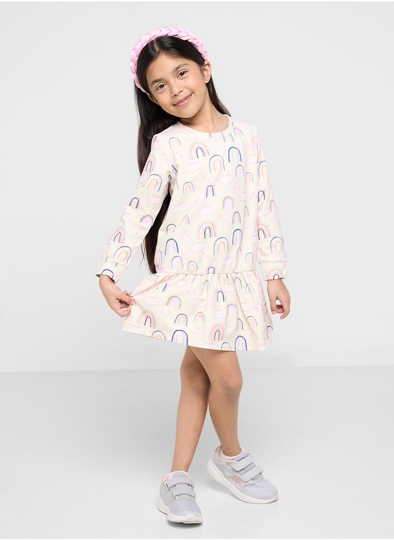 NAME IT Kids Tiered Hem Dress  - Image 1
