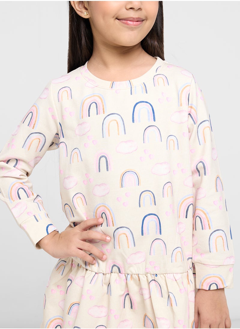NAME IT Kids Tiered Hem Dress  - Image 3