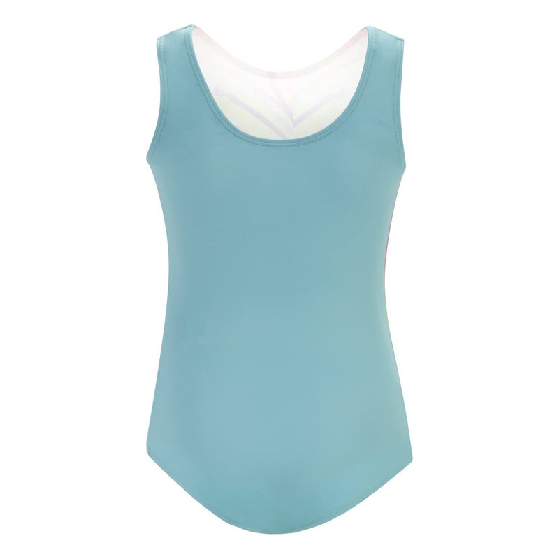 GK Stars Gymnastics & Dance Leotard for Girls and Toddlers - Activewear One Piece Outfit in Fun Colorful Prints (Child Large, Rainbow Starburst) - Image 2