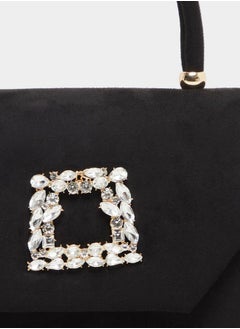 Styli Embellished Stone Handbag with Chain Strap  - Image 3