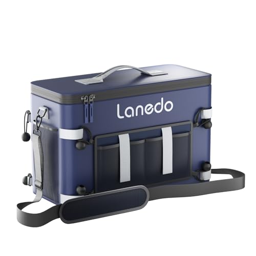 Lanedo Deep Freeze Cooler Soft Sided Cooler Bag, 34 Can Collapsible Insulated Ice Chest, Large Leakproof Camping & Travel Cooler for Kayaking & Beach - Image 1