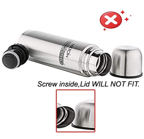 Dharam Paul Traders ? Original lid for Milton Hot and cold flask FLIP LID, 350 ML and 500ML .,BLACK, ONLY INNER LID. - Image 2