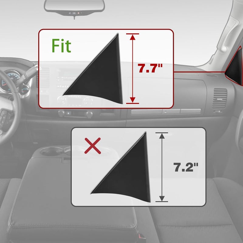 OKPARZ Front Door Upper Trim Panel for Chevrolet & GMC - Image 2