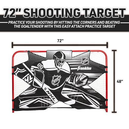 Franklin Sports NHL SX Pro 72-Inch Championship Shooting Target, 72-by-48-Inch - Image 5