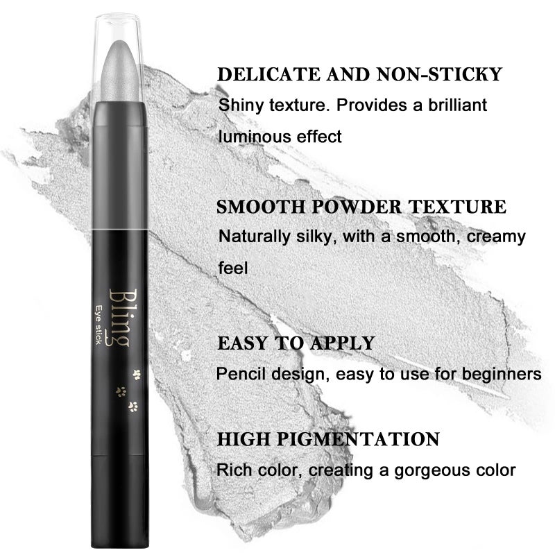 Boobeen Waterproof Eyeshadow Stick - Shimmer Cream Eyeshadow Pen, Easy to Use - Image 3