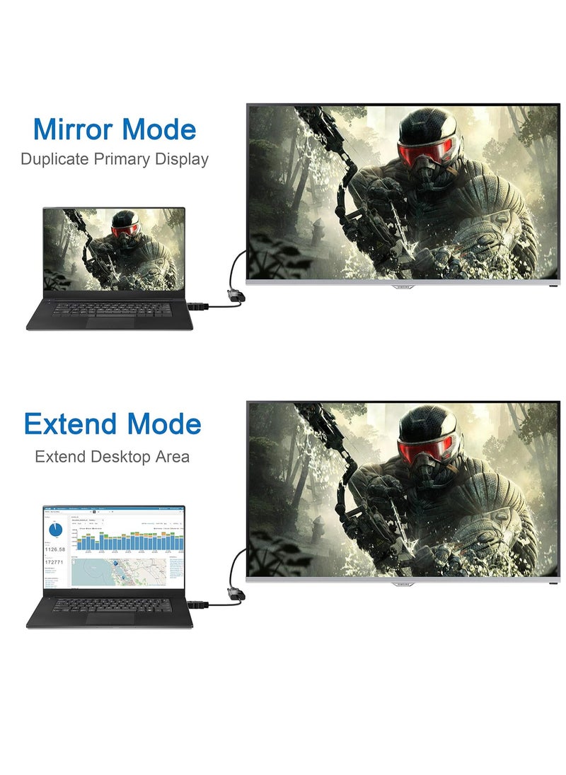 غاز - HDMI إلى VGA، محول HDMI إلى VGA مطلي بالذهب (ذكر إلى أنثى) للكمبيوتر وسطح المكتب والكمبيوتر المحمول والكمبيوتر الشخصي والشاشة وجهاز العرض والتلفزيون عالي الوضوح وجهاز Chromebook وRaspberry Pi وRoku وXbox والمزيد - أسود - Image 1