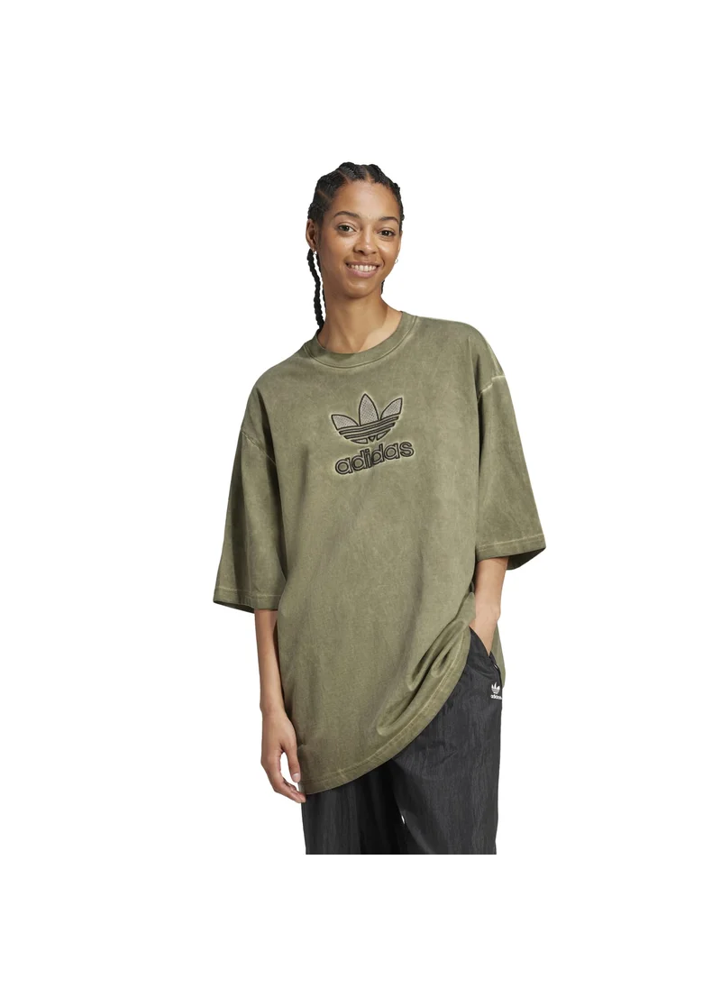 اديداس adidas OVZD TRF TEE Green Originals Women T-SHIRTS