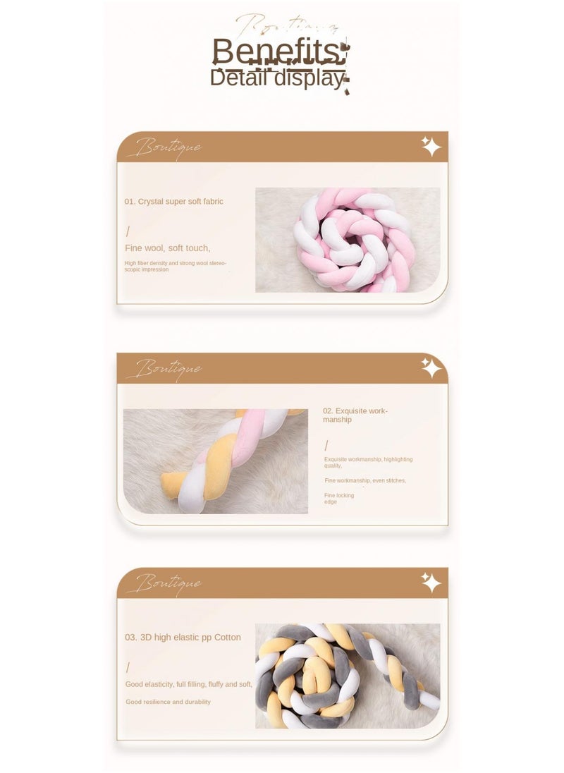 General - Braided Crib Bumper Multiple Specifications Available - Image 1