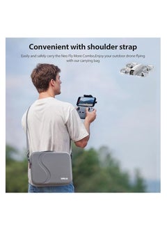 STARTRC Carrying Case for DJI Neo Portable PU Storage Protective Bag for DJI Neo Fly More Combo Accessories, Compatible with RC-N3 Remote Controller, Neo Intelligent Flight Battery, Charging Hub  - Image 5