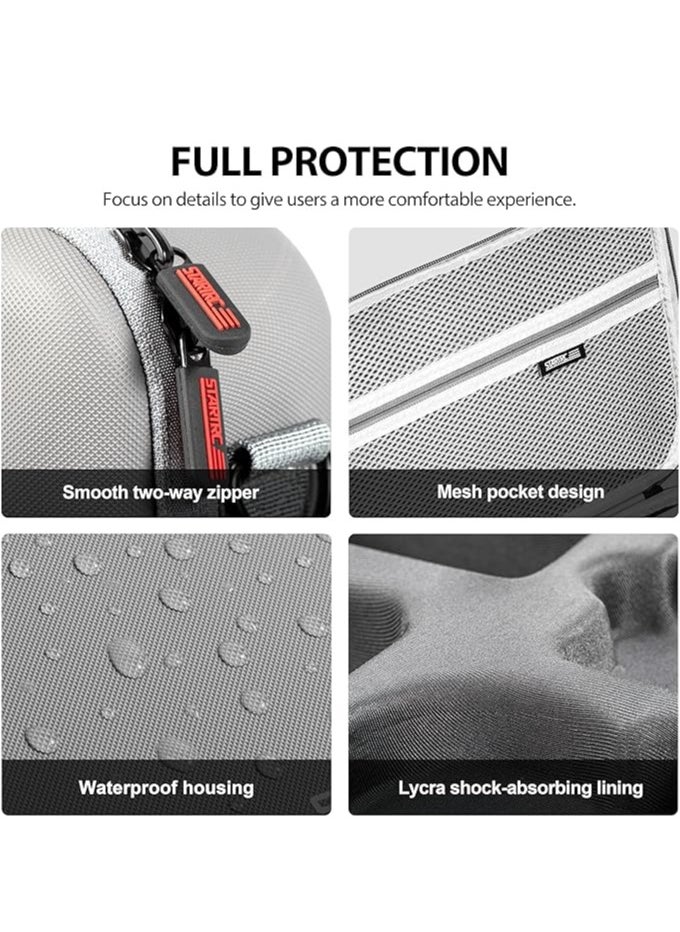 STARTRC - Carrying Case for DJI Neo Portable PU Storage Protective Bag for DJI Neo Fly More Combo Accessories, Compatible with RC-N3 Remote Controller, Neo Intelligent Flight Battery, Charging Hub - Image 1