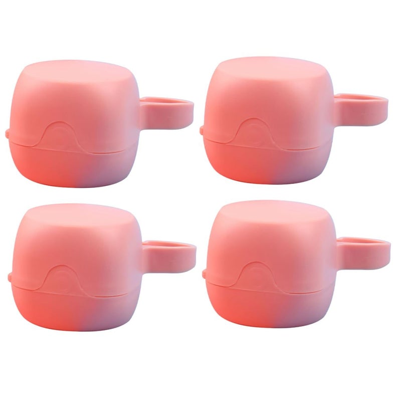 SUPVOX 4pcs Case Clip Storage Box Protective Cover Compact Travel - Image 2